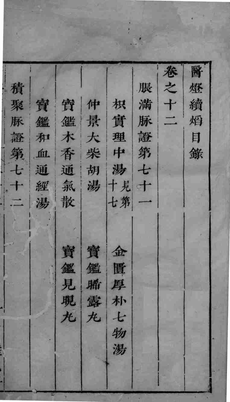 医灯续焰  卷12